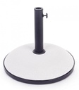 Base in cemento per ombrellone Barry da 30kg bianco