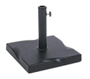 Base ombrellone quadrato cemento nero Salonicco kg 25