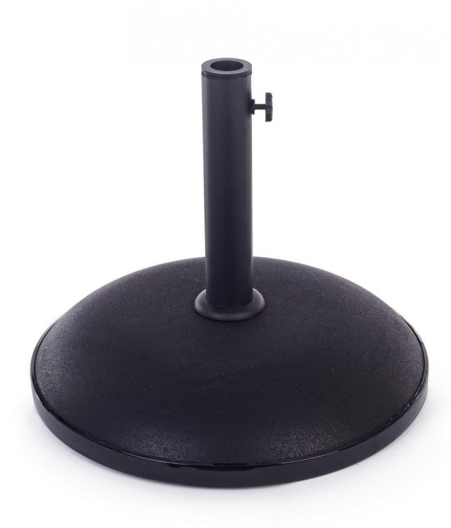 Base in cemento per ombrellone Barry da 30kg nero