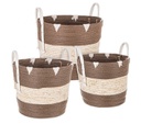 3x Set3 Cesta 2M Thelma Marrone Svas