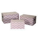 Baule ecopelle 1-3 marroncino rettangolare cm 64x40h35