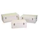 Baule ecopelle 1-3 crema cm 80x50h30
