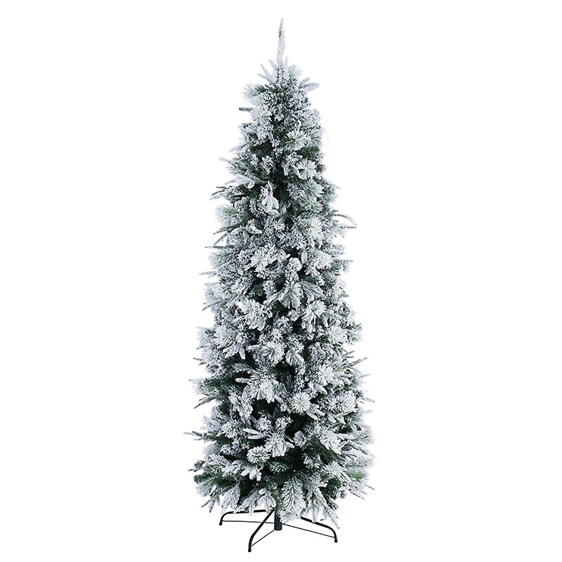Albero di Natale Dresda innevato  cm 240