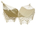 Amaca in poliestere e cotone per esterno crema 100x290 cm