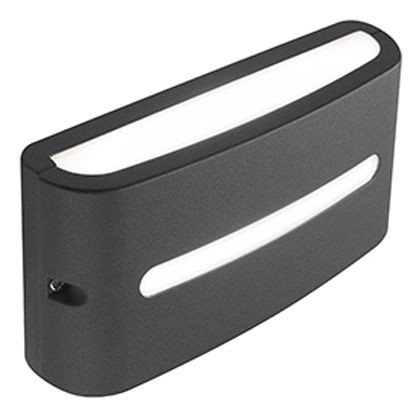 Applique 10W Led 4000K  linea post  grafite