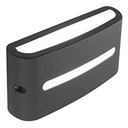 Applique 10W Led 4000K  linea post  grafite