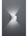 Applique Cubotto Bianco Louis Doppia Emissione Led Trio Lighting