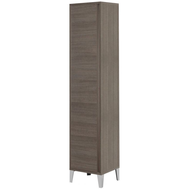 Armadietto Portascopa Rovere Scuro 45x35x h170cm