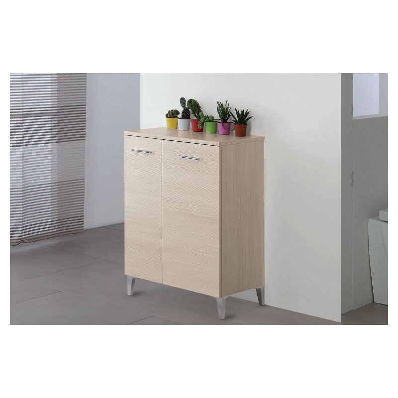 Armadietto da Bagno due ante Larice 60x34x h78 cm