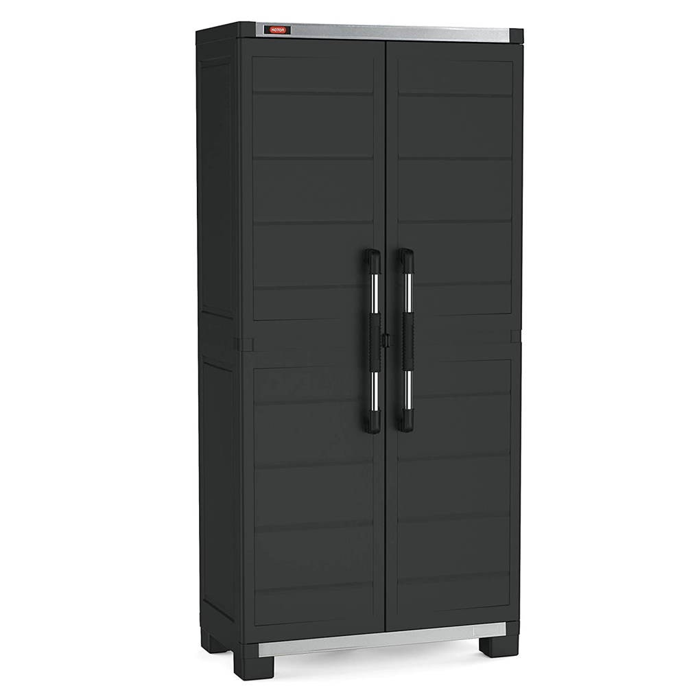 Armadio alto in plastica 3 ripiani rinforzati H188xP54xL89 cm Garage XL (copia)