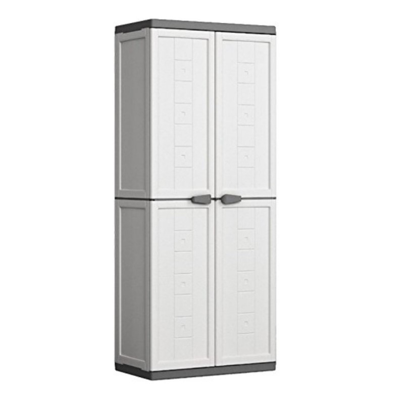 Armadio portascope 3 ripiani  Bianco e Grigio JOLLY ALTO 68x39 x h166 cm (copia)