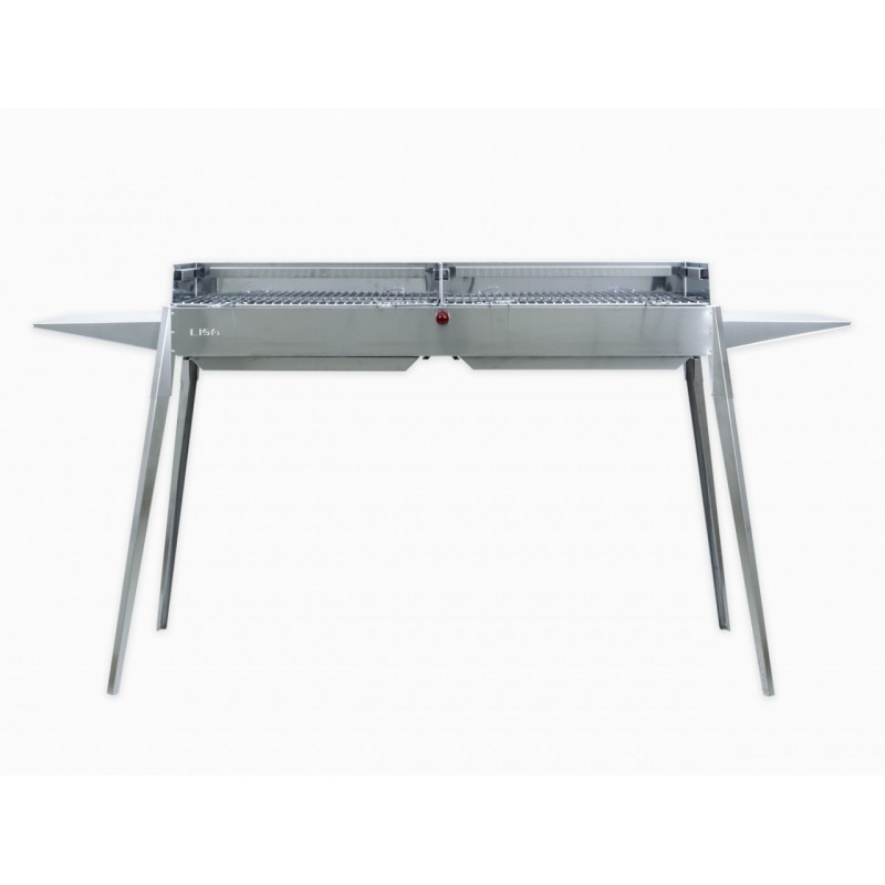 Barbecue ACCIAIO Etna Maxi Dimensioni: cm 150x 62 x 85 h