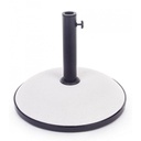 Base in cemento per ombrellone Barry da 30kg bianco