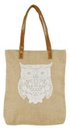 Borsa yuta decoro gufo fy-1531 cm. 28 x9 x 37