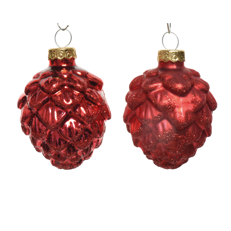 Box 6 pigne rosse lucide e opache