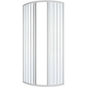 Box doccia circolare a soffietto cm 68-70 apertura laterale
