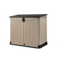 Box porta attrezzi STORE IT OUT  in resina  Beige-Marrone 132x71,5xh.113,5 cm