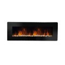 Camino Elettrico Caminetto da Parete Dallas L127 x P 11 x H50