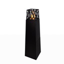 Camino a Bioetanolo da Giardino per Esterno Vulcano Nero 40x40x145