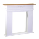 Camino legno bianco cm108x20h100