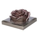 Candela paraffina rosa grigio cm ø12h6,5