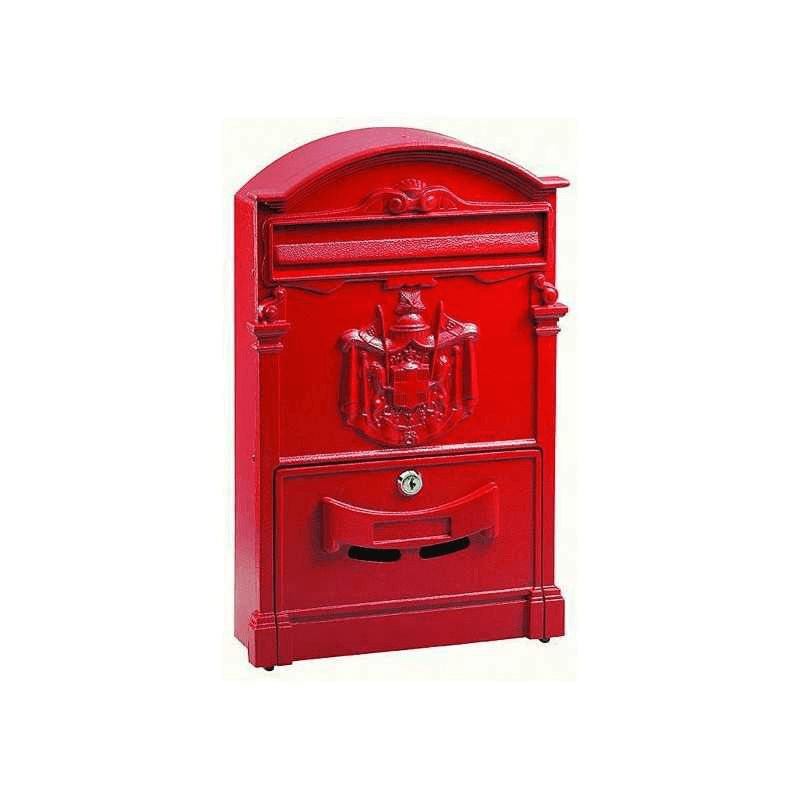 Cassetta Per Lettere Blinky Residencia Rosse Alu 26X9X41H