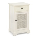Comodino classico Amabel 1 anta e 1 cassetto 42x32x72h cm