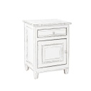 Comodino rustico Colette 1 anta e 1 cassetto sx