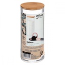 Contenitore porta dischetti cotone SELENA diametro 7,5x h17,6 cm