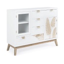 Credenza Folium 2 ante e 4 cassetti cm 100x34x 80h