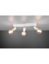 Faretto Spot 3xE27 Vannes Bianco L44 cm Trio Lighting