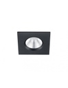 Faretto da Incasso Quadrato Zagros Nero Led 5W IP65 8x8 cm Trio Lighting