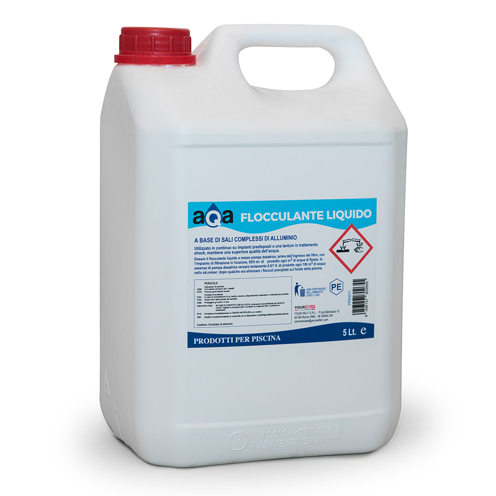 Flocculante liquido per piscina da 5 LT