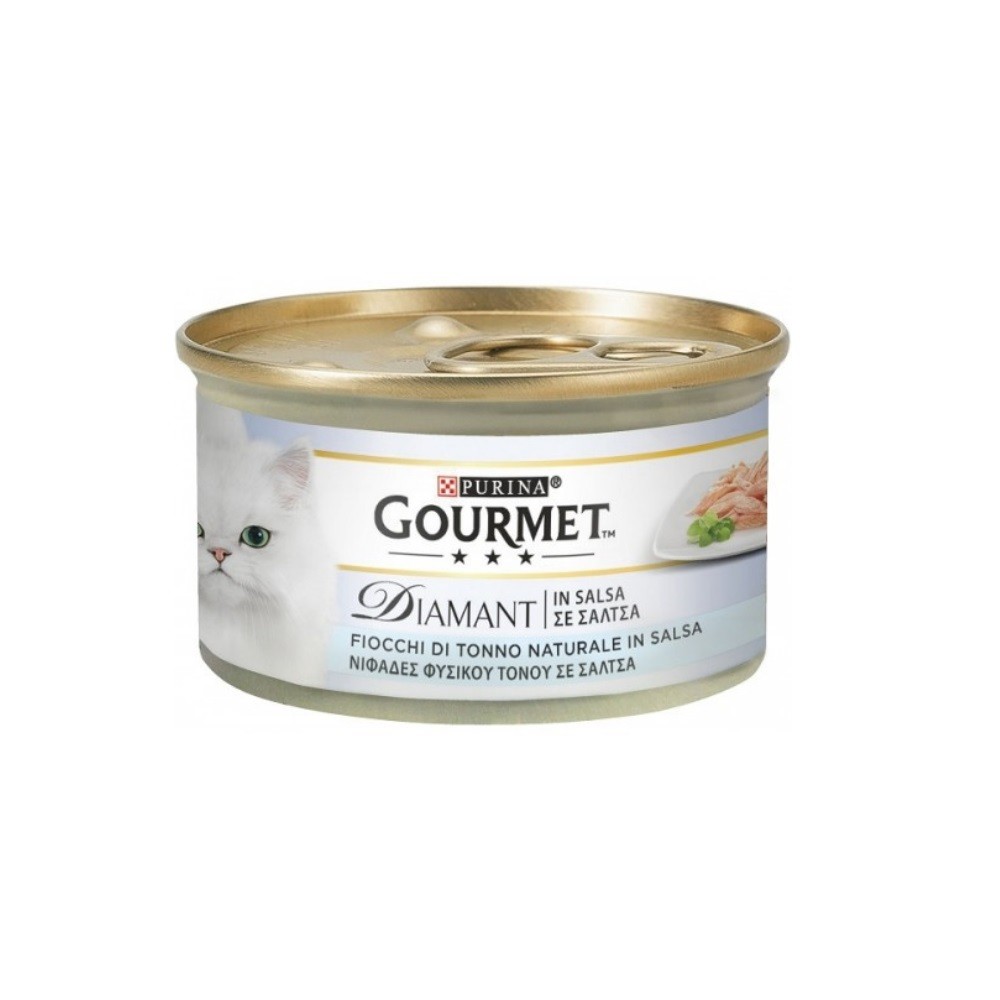 Gourmet Diamant con fiocchi di tonno in salsa Purina 85 grammi