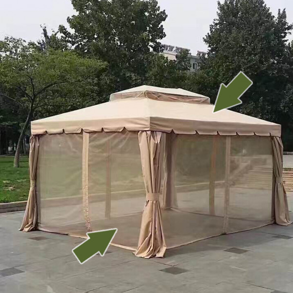 Kit zanzariera per gazebo Roma