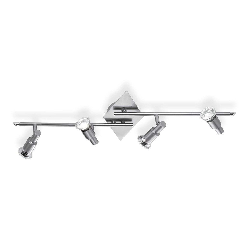 Lampada SLEM in nichel da soffitto - 715x160x220 mm