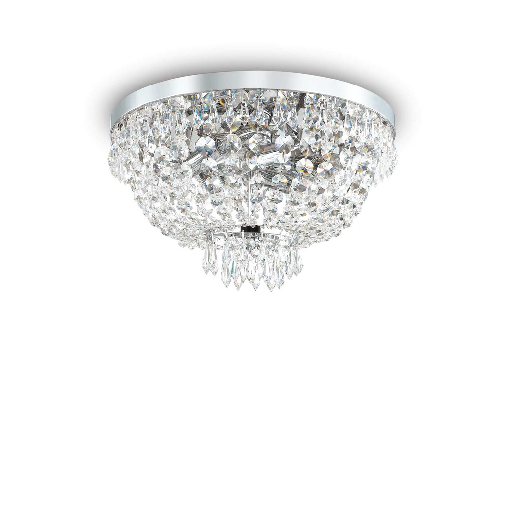 Lampada Soffitto Caesar Cromo D410xH300mm