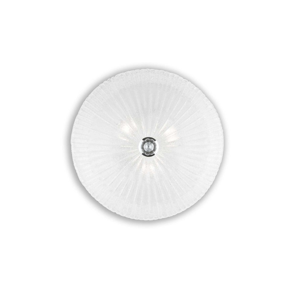 Lampada Soffitto Shell Trasparente D400xH120mm