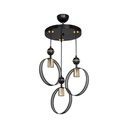 Lampada a sospensione Esin con tre portalampade a cerchio MDL4423 EFFEZ