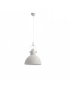 Lampada a sospensione Kande in acciaio bianco STS