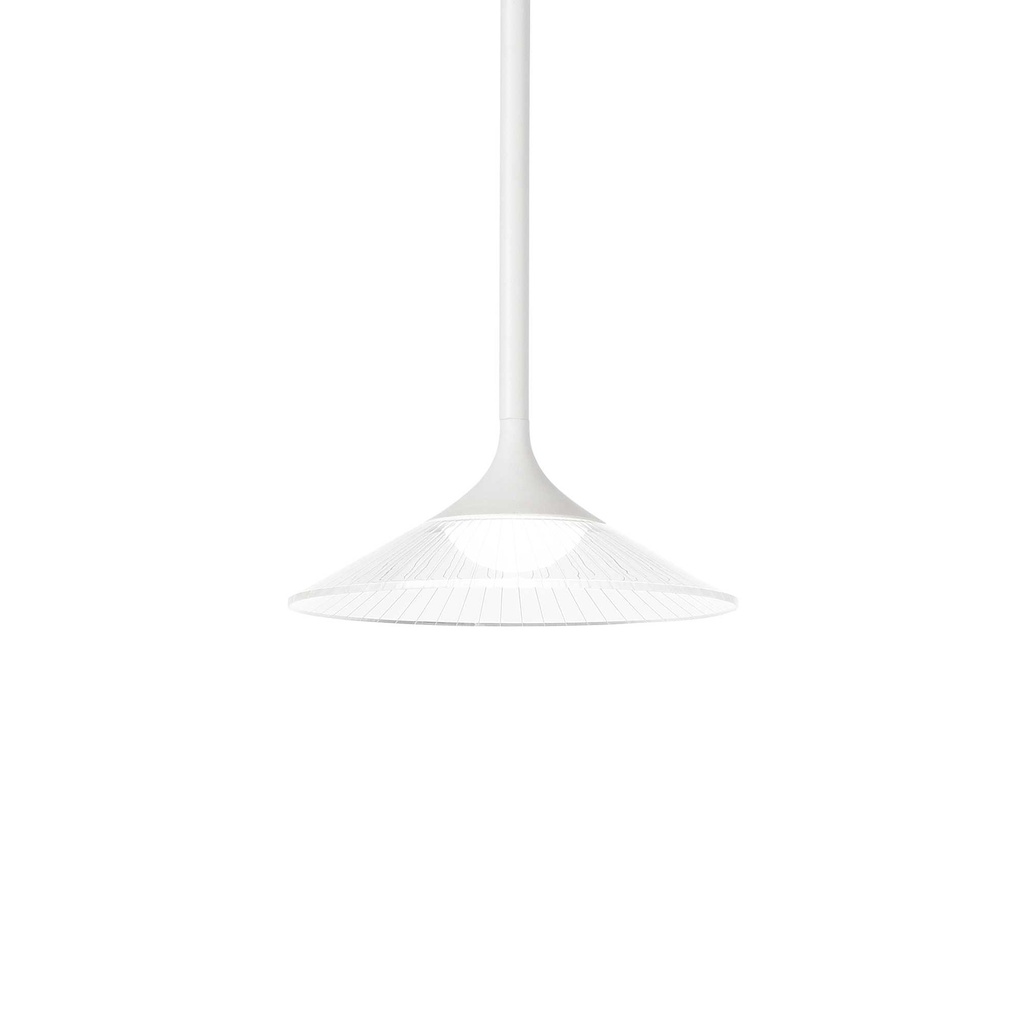 Lampada a sospensione bianco D 180 x H min 530 - max 1870 mm