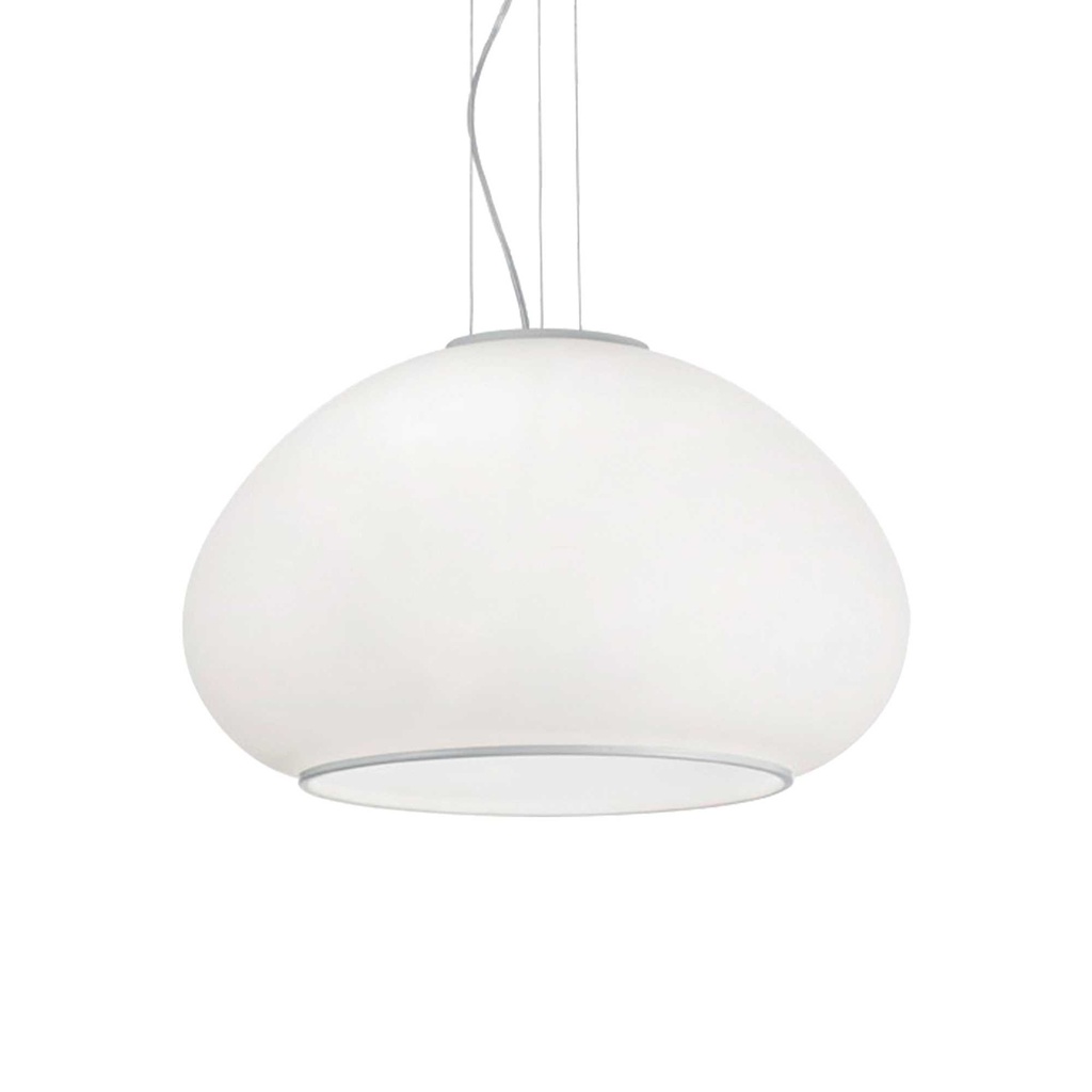 Lampada a sospensione bianco D 500 x H min 555 - max 2305 mm