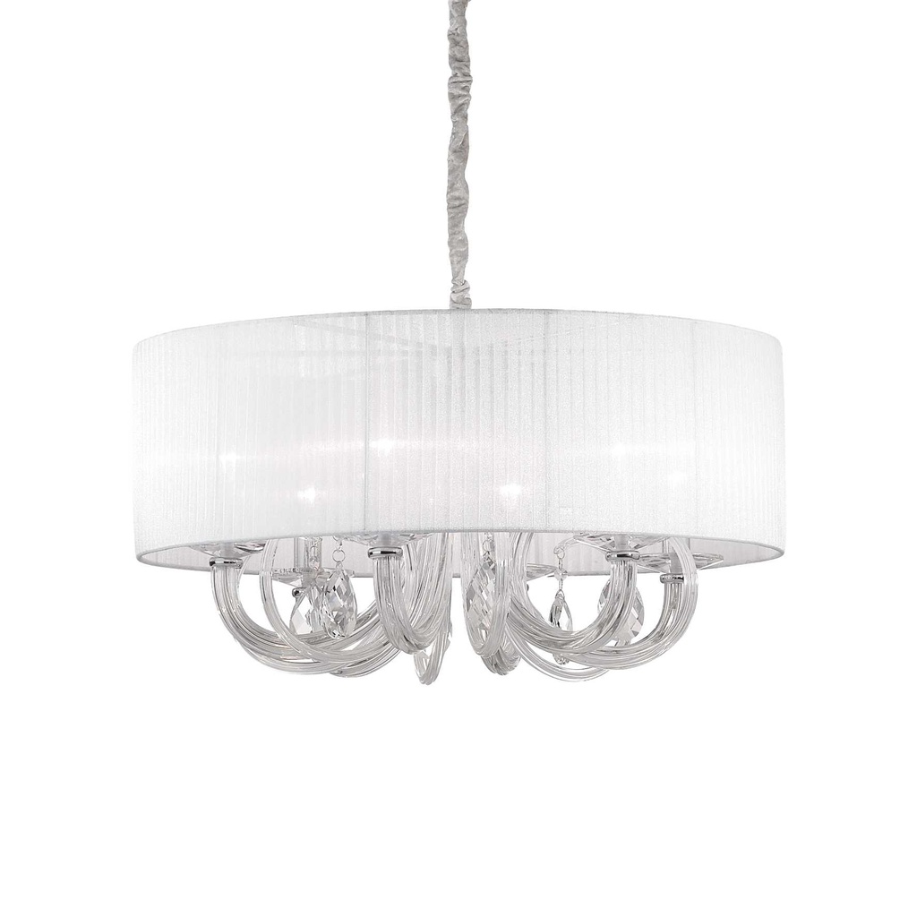 Lampada a sospensione bianco D 690 x H min 590 - max 1300 mm