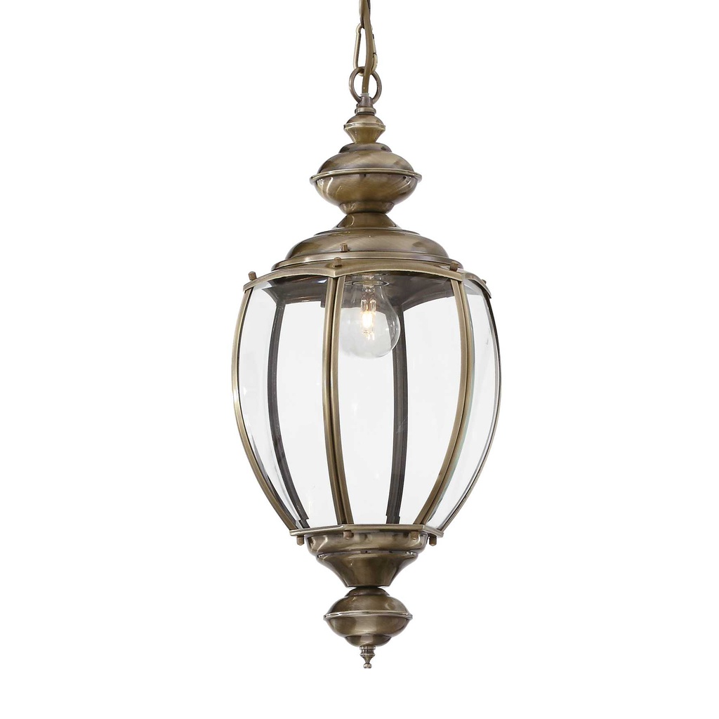 Lampada a sospensione brunito D 250 x H min 780 - max 1620 mm