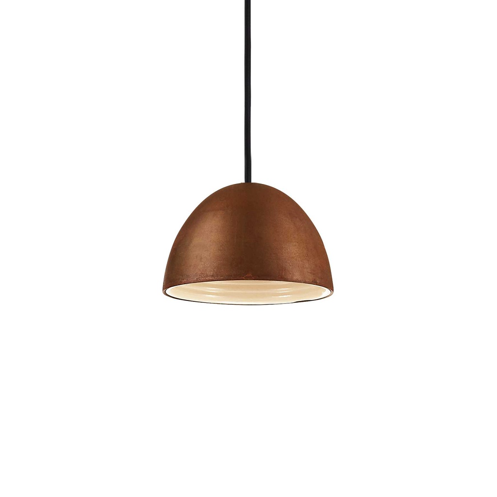 Lampada a sospensione corten D 180 x H min 360 - max 2140 mm
