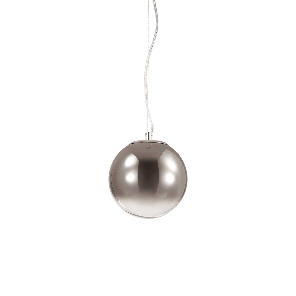 Lampada a sospensione cromo sfum D 200 x H min 750 - max 2200 mm