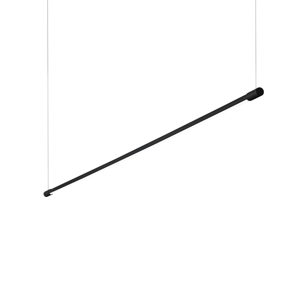 Lampada a sospensione nero L 1460 x H min 270 - max 2120 x P 20 mm