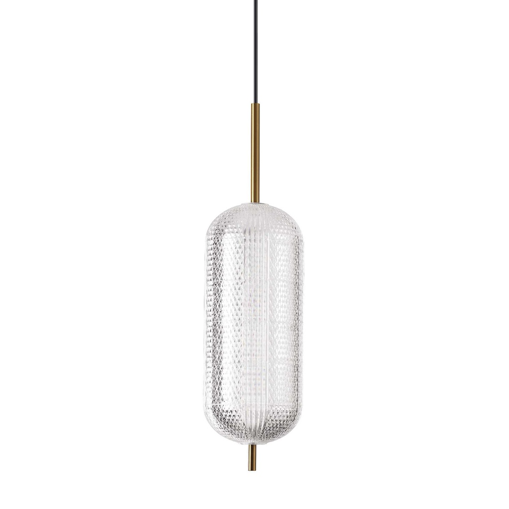Lampada a sospensione trasparent D 150 x H min 800 - max 2540 mm