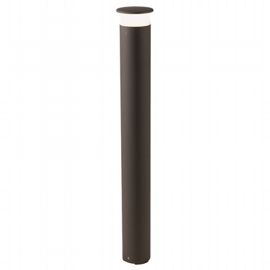 Lampada da esterno in alluminio pressofuso con diffusore opalino - 9W, 920 lumen, 4000°K caffe'