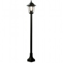 Lampada da esterno in alluminio pressofuso con diffusori in vetro trasparente - Altezza max 155mm - Potenza massima 60W nero